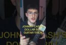 Johnny Cash dollar bill guitar trick… #guitar #guitarist #guitarplayer #guitartricks #musician