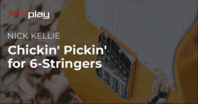 Nick Kellie Guitar Lessons – Chickin’ Pickin’ for 6-Stringers – Introduction – JamPlay