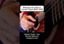 Enhancing notes in guitar chords (video 2), Fugue BWV 1000