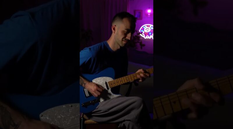 Nicholas Veinoglou and His Player II Modified Series Telecaster Are a Perfect Match